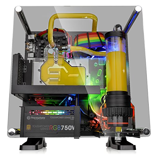 Gabinete TT Core P1 TG Black/Wall Mount/Tempered Glass, Thermaltake, CA1H900T1WN00