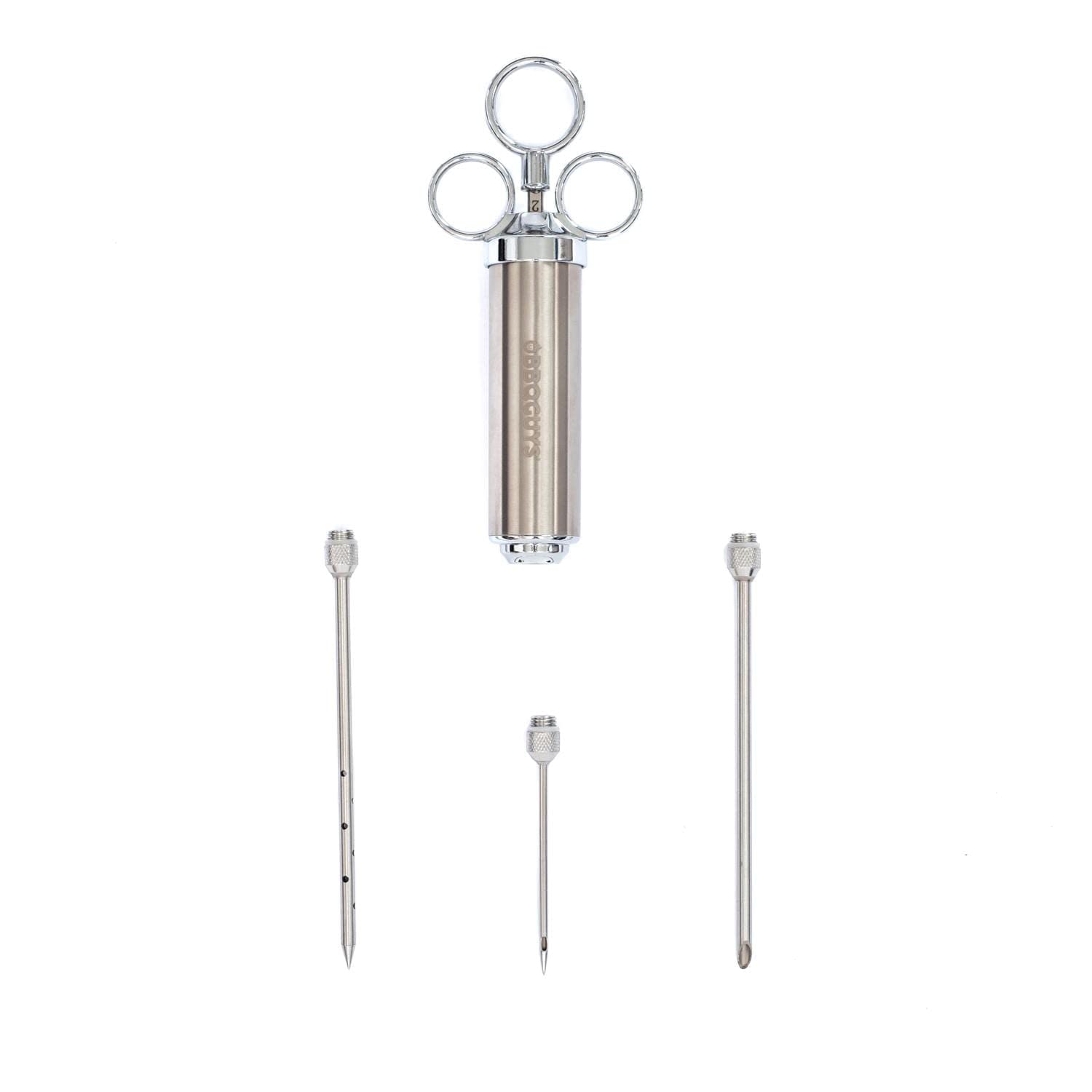 BBQGUYS Signature Stainless Steel Meat Injector - BBQ-MIJ