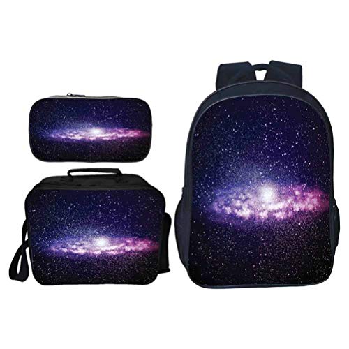 Classic Simple Schoolbag, Galaxy Nebula Cloud in Milky Way Infinity in Interstellar Solar
