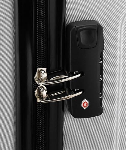 Travel Suitcase Suitcase with 360° Swivel Wheels Luggage with Swivel Wheels Hard Shell Lightweight Carry-on Luggage(26in)2