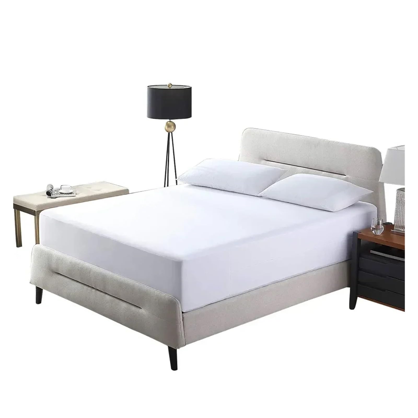 Housse de matelas étanche 120x200 pour petit-déjeuner au lit sans stress