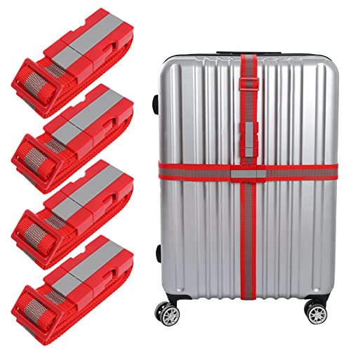 Luggage Straps Suitcase Belt TSA Approved with Adjustable - Import