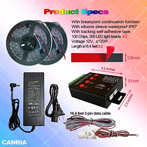 Tira LED Flexible 16.4 pies con Sensor de Movimiento miniatura 4