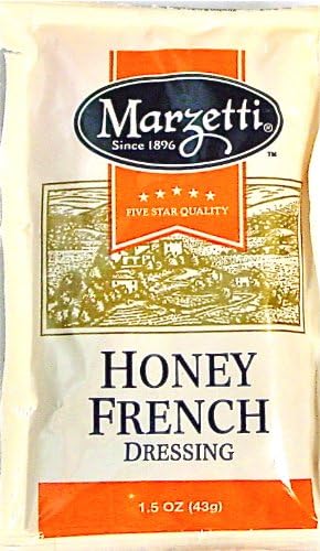 Honey French Dressing 1.5 oz Contains Sugar - 25 pack