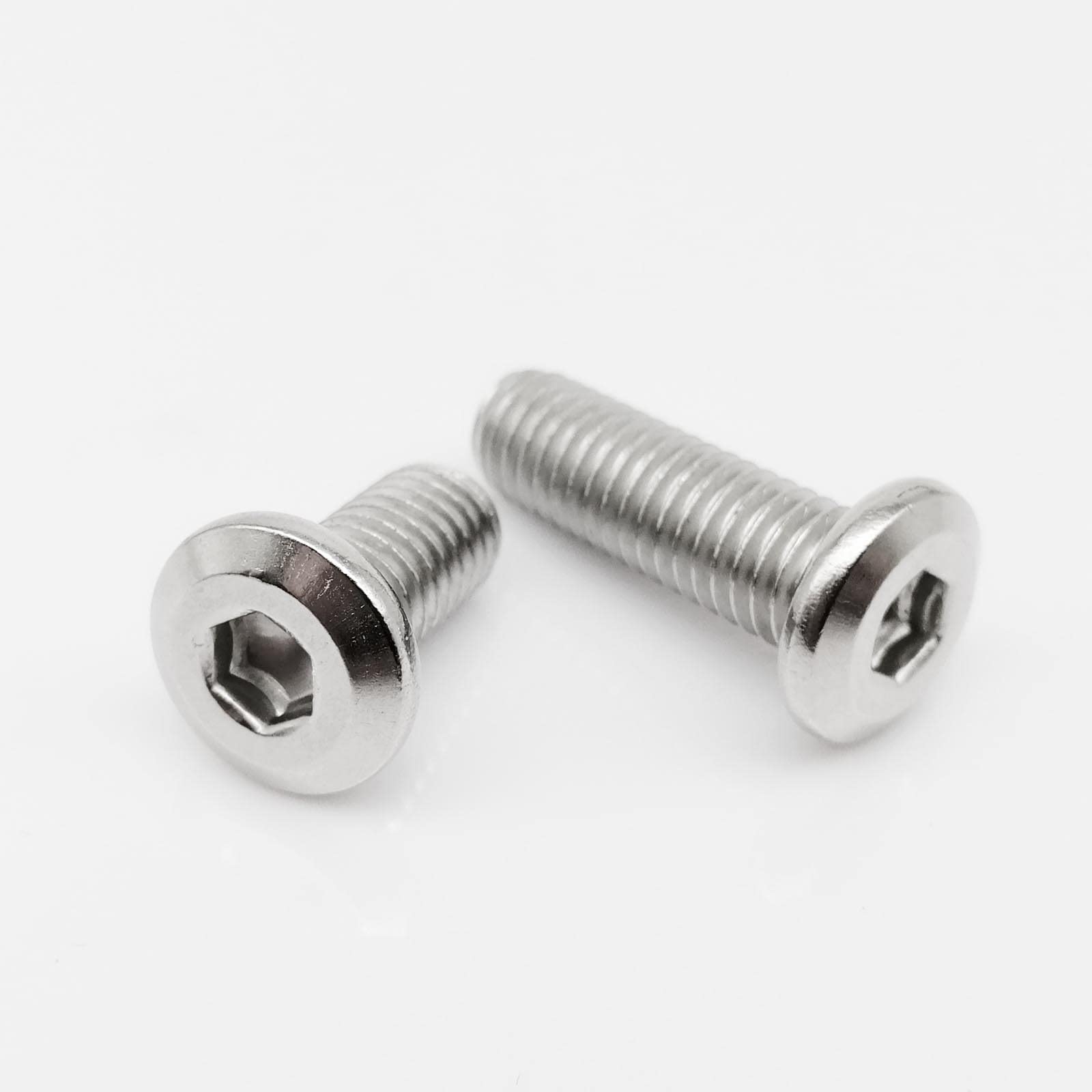 Tornillo Tornillo 1/5/10/50X M3 M4 M5 M6 M8 304 Acero Inoxidable Grande Plano Hexagonal Cabeza Hueca Allen Muebles Cama Conector Remache Tornillo Tornillo de Madera Insertos roscados