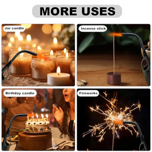 Encendedores largos a gas butano, pack de 4 unidades miniatura 6