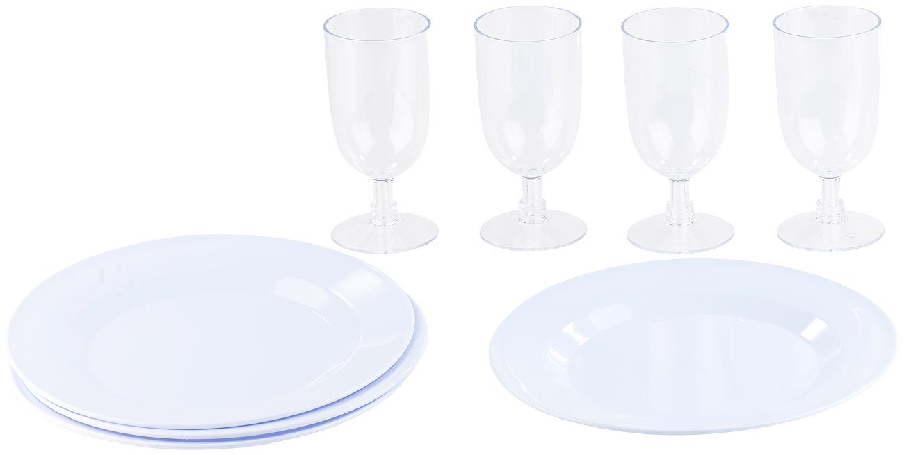 Coffret de Pique-Nique 4 Personnes - 30 pièces [XCase]