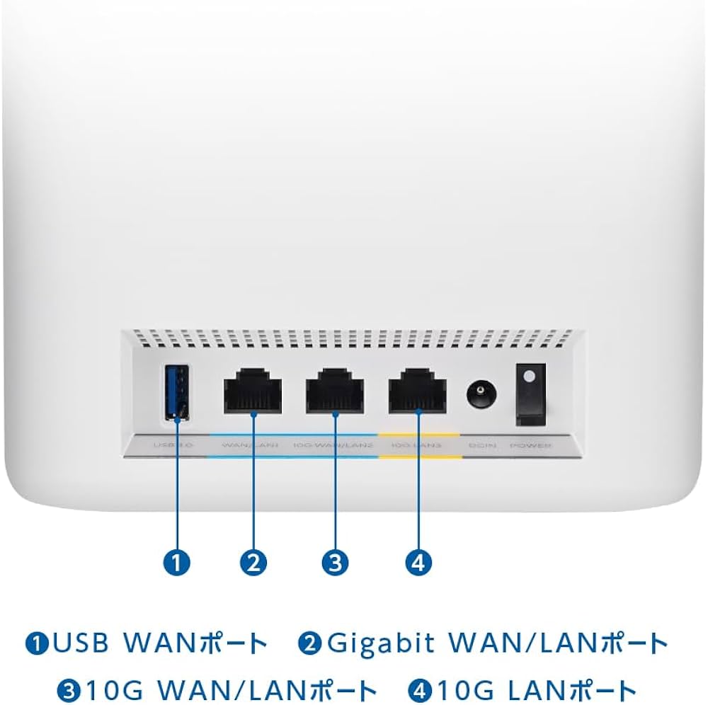 ASUS RT-BE18000 Wi-Fi7 10G/18G 無線ルーター Amazon.co.jp: 【Amazon.co.jp限定】ASUS WiFi RT-BE18000 無線