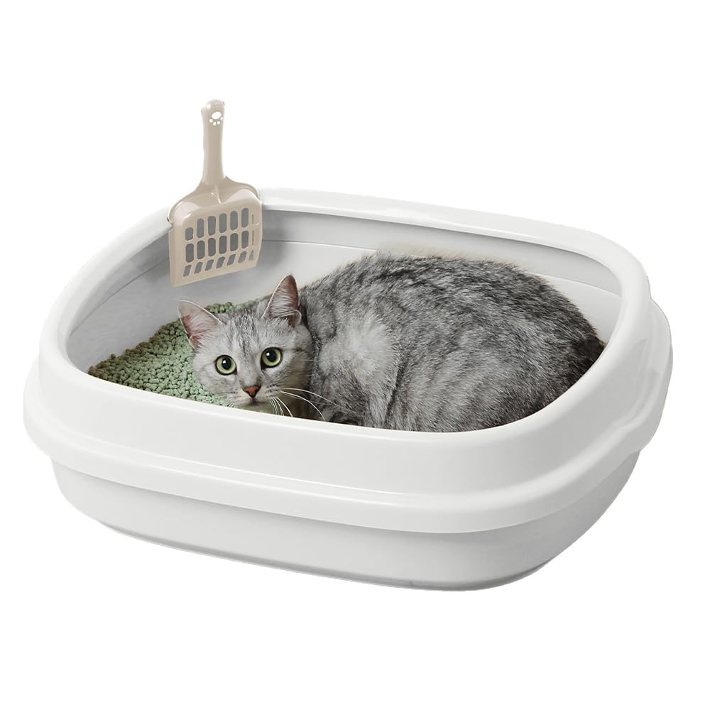 アイリスオーヤマ 猫 トイレ ネコのトイレ スコップ付き ホワイト