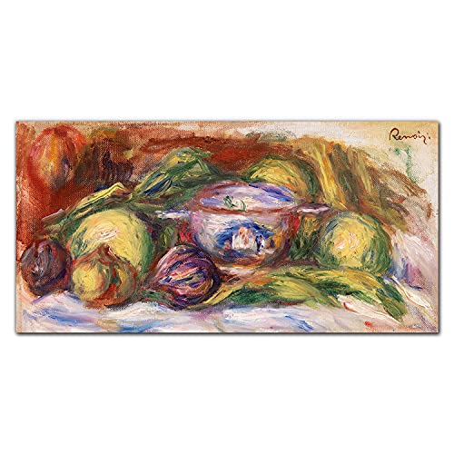Tableau en verre acrylique 100x50cm Coloray avec motif de fleurs en pot pour salon