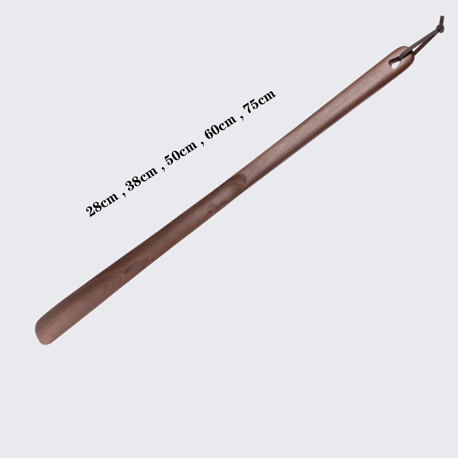 Calzador de metal y madera de mango largo, Calzadores ligeros y fáciles de usar for personas mayores, hombres, mujeres o adultos.(75cm)