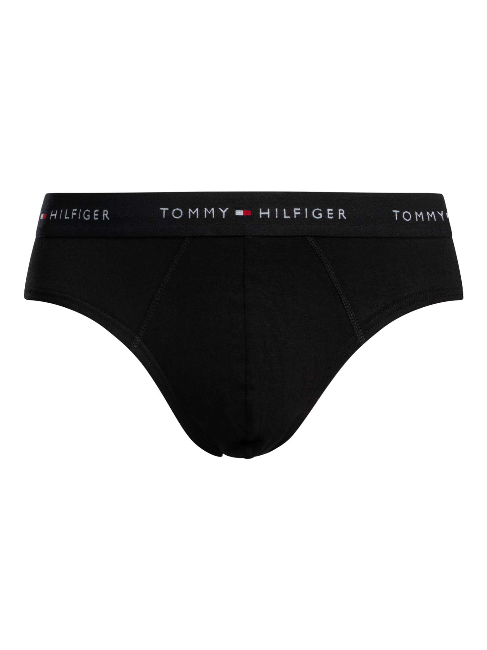 TOMMY HILFIGER Męskie 3P BRIEF DTM UM0UM03471, Czerwone, M, Czerwony (Blk/Blk/Blk), M
