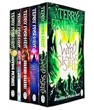 Terry Pratchett Discworld Novels Series 2 - 5 Books Collection Set (Wyrd Sisters, Pyramids, Guards! Guards!, Eric, Moving Pictures)