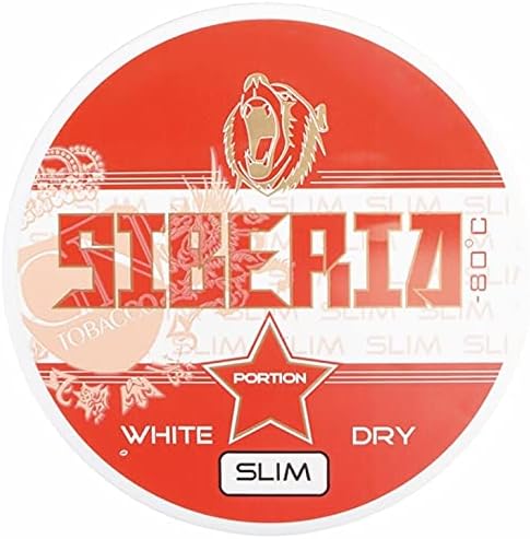 Siberia Slim Red White Dry Snus Pouches Pods