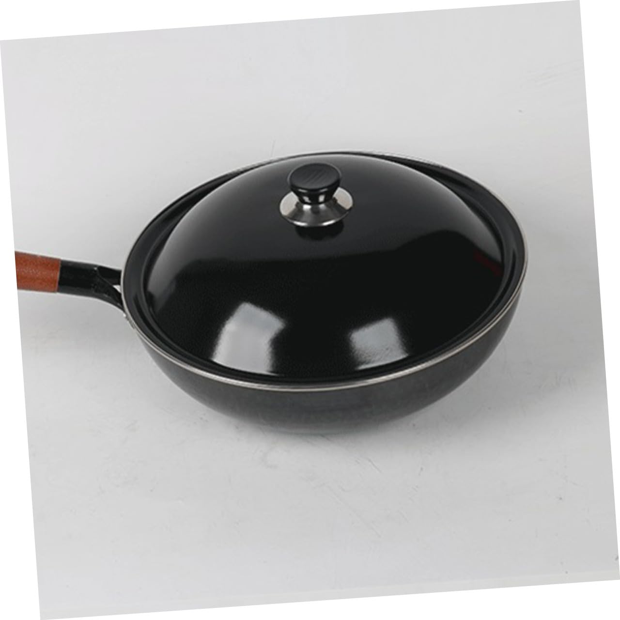 PRETYZOOM Coperchio Antiscottatura Per Pentole e Padelle Coperchio in Smalto Robusto Resistente Al Calore Anti-macchia Lavabile in Lavastoviglie Manico Adatto Per Pentole Da Cucina Padelle e