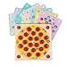 Gioco di memoria in legno, 8 carte e 20 blocchi di coccinella, gioco da tavolo per bambini, giochi di apprendimento precoce