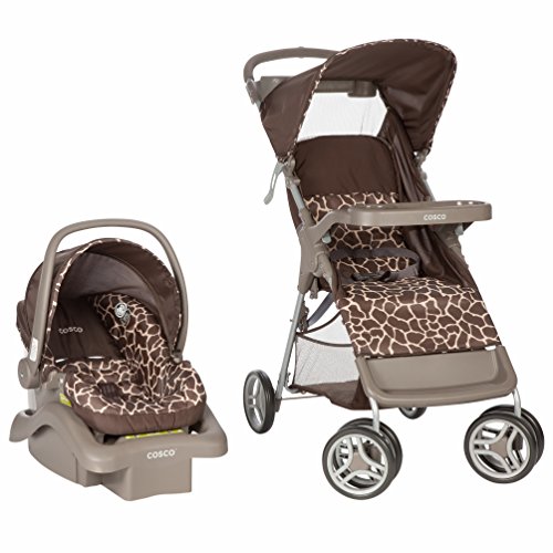 Cosco Lift & Stroll Travel System - Car Seat and Stroller – Suitable for Children Between 4 and 22 Pounds, Quigley