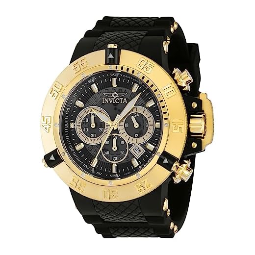 Invicta Relógio masculino Subaqua Noma III - 50 mm. Preto (38998), Moderno