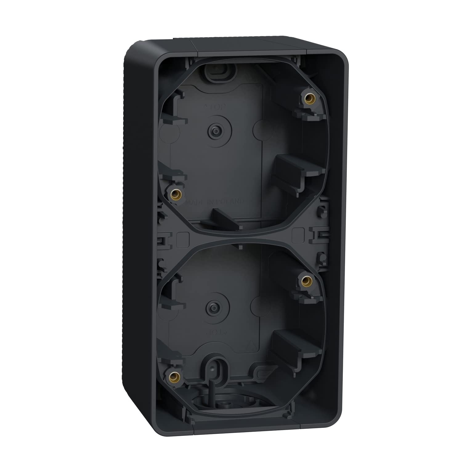 Schneider Electric MUR37912 Double Wall Box Vertical Grey