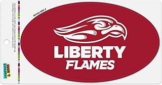 Liberty University Secondary Logo Automotive Car Refrigerator Locker Vinyl Euro Oval Magnet