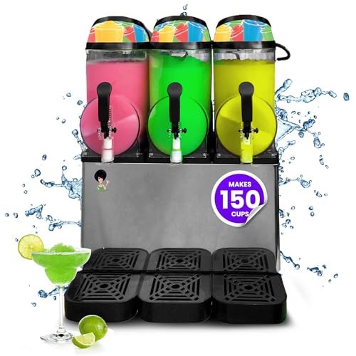 Margarita Girl Triple-Bowl Frozen Slush Machine