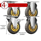 ★ Größe: 3 Zoll Installationshöhe beträgt 100 mm, 4 Zoll Installationshöhe beträgt 124 mm, Lochabstand beträgt 75 * 45 mm, Größe der Montageplatte beträgt 93 * 63 mm