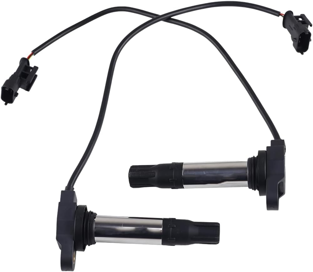 2 PCS Ignition Coils Compatible with Ducati Ducati 848 EVO 1198 1198S 1198SP Streetfighter 848 Hypermotard 1100 EVO, Replace 38010144B, 78417001