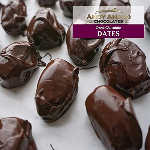 Andy Anand Chocolates Dates Wholesale Bulk Pack For Birthday, Halloween, Thanksgiving (Dark Chocolate, 1lbs)