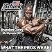 Schiek Sports 1200 Power Lifting Hooks - Heavy Duty Wrist Straps with Steel Hooks