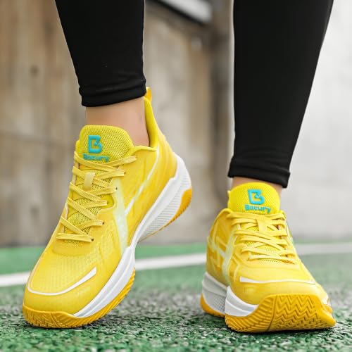 Image of Women Basketball Shoes Fashion Sneakers Comfortable Unisex Athletic Lightweight Non Slip Outdoor Sport Volleyball Shoes