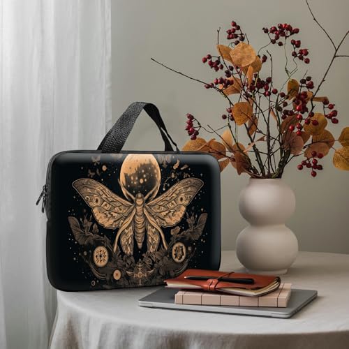 Funda con asa para laptop 17 pulgadas, diseño Floral miniatura 3