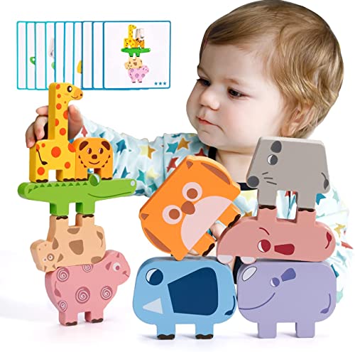 PATPAT® 10 PCS Cartoon Animal Wooden Blocks for Kids Wooden Game Cartoon Wooden Building Blocks Gift Toy for Toddlers 2-4 Years Old (B09ZP1QCJQ) Amazon Price History, Amazon Price Tracker