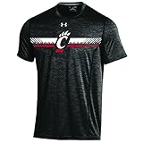 Under Armour NCAA Cincinnati Bearcats Men's Sideline Short Sleeve Tee, Small, Black