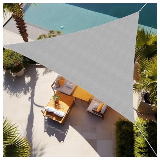 Best hanging patio umbrella Shade&Beyond 20' Triangle Sun Shade Sail