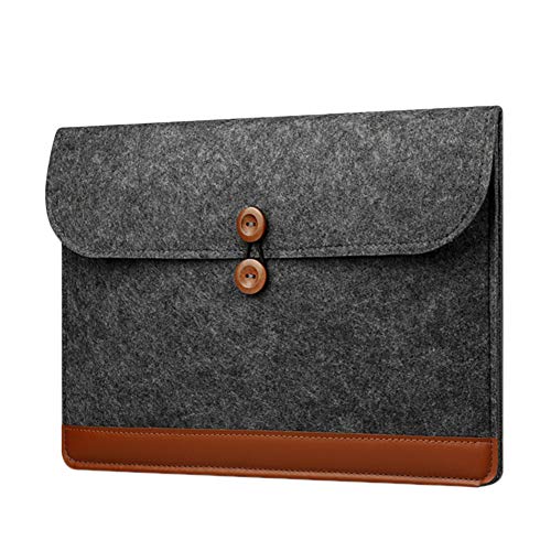 Housse Protectrice en Feutre pour Ordinateur, Sacoche pour Macbook Air/Macbook Pro, 11 Pouces, Noir Cover