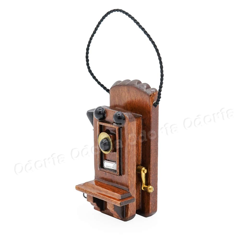 Odoria Miniatur Labor Waage & Reagenzglas - 1/12 Maßstab Puppenhaus Zubehör - Deko Für Puppenküche