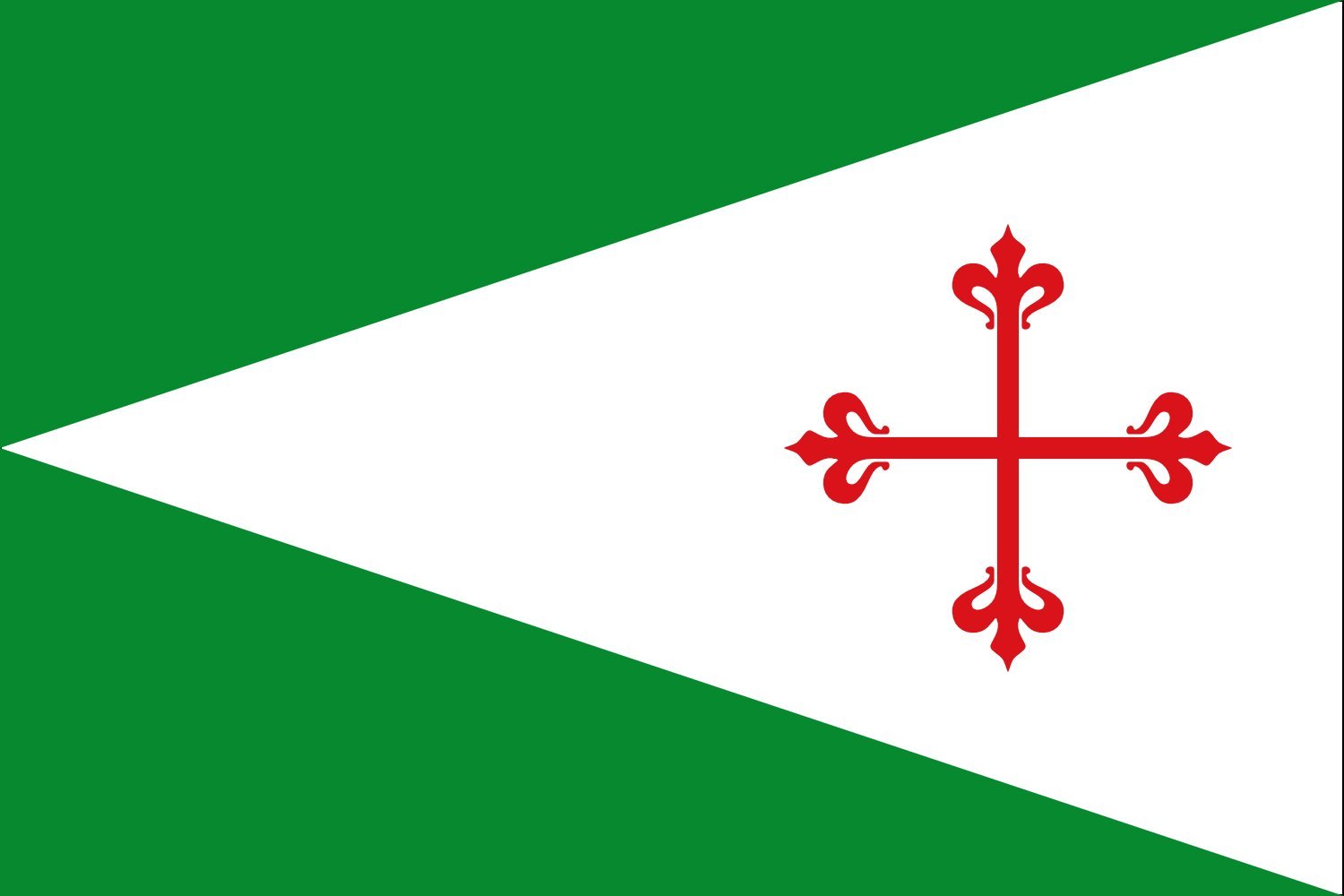 Drapeau Carrión de los Céspedes Sevilla avec finitions de haute qualité