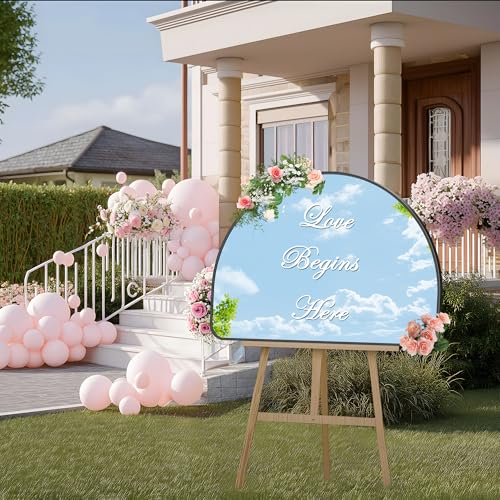 Image of FORBATH Arched Bathroom Mirror 40x30 Inch, Black Bathroom Mirror Wall Mounted Modern Aluminum Alloy Frame Arch Mirror for Bedroom Living Room Entryway, Hanging or Leaning Against Wall
