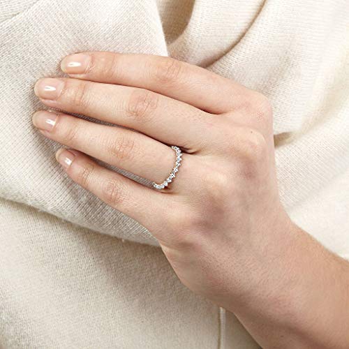 Friendly Diamonds 3/4 Carat | 14K Rose Gold | Igi Certified Lab Grown Diamond Eternity Ring | Brilliant-Cut Round Shape | Fg-Vs Quality #TOP3
