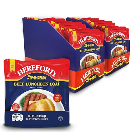 Hereford Beef Luncheon Loaf | Shelf Stable | Fully Cooked | Ready...