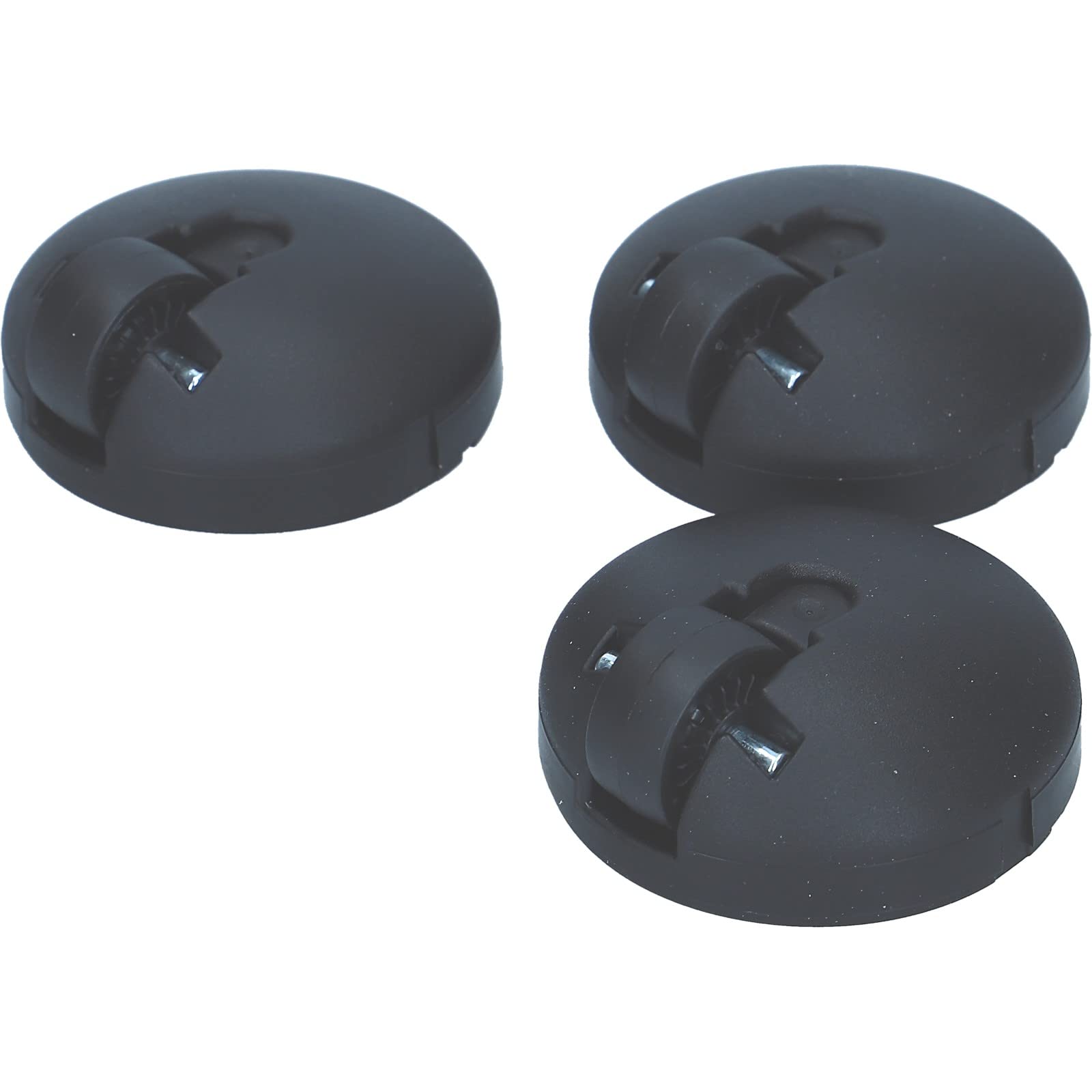 3x Laufrolle Lenkrolle vorne Rolle Rad kompatibel mit Bosch Siemens 00027606 027606 27606 Privileg 09930967 für Staubsauger Bodenstaubsauger