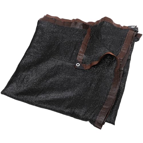 Malla de sombra negra plegable TOPBATHY reduce viento tela parque
