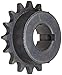 Martin Roller Chain Sprocket, Bored-to-Size, Type B Hub, Single Strand, 41 Chain Size, 0.5" Pitch, 16 Teeth, 1" Bore Dia., 2.81" OD, 2.0625" Hub Dia., 0.227" Width