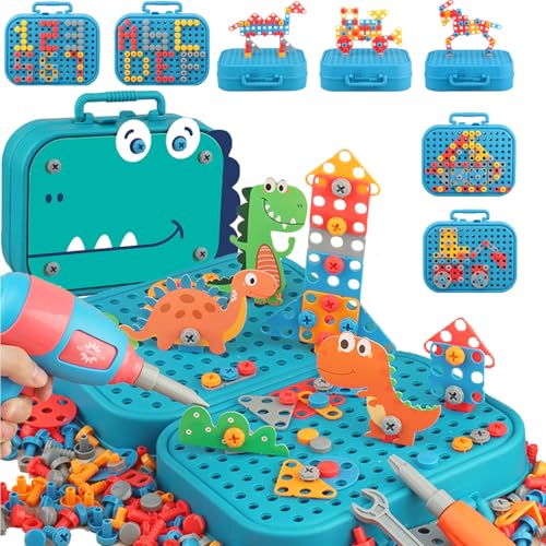 Mosaik Steckspiel Spielzeug, Schrauben Montessori Spielzeug...