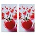 Produktbild Zeller 26270 Glasschneideplatten Tomate, 2-er Set für Glaskeramikkochfeld 52 x 30 cm