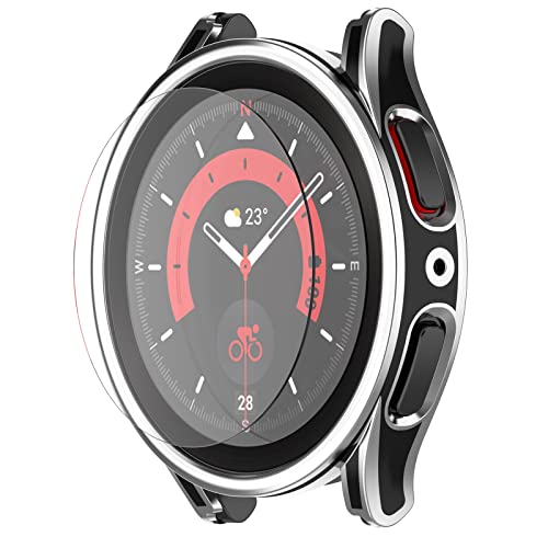 Coque Samsung Galaxy Watch 4 44mm finition premium noir et or