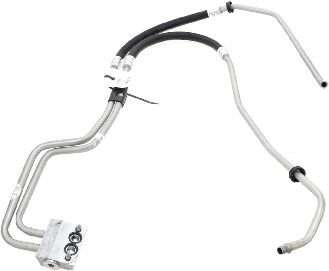 GM Genuine Parts 84828848 Engine Oil Cooler Hose Kit with Bracket, Gasket and Bolt, Black, SIMILAR TO STOCK PHOTO