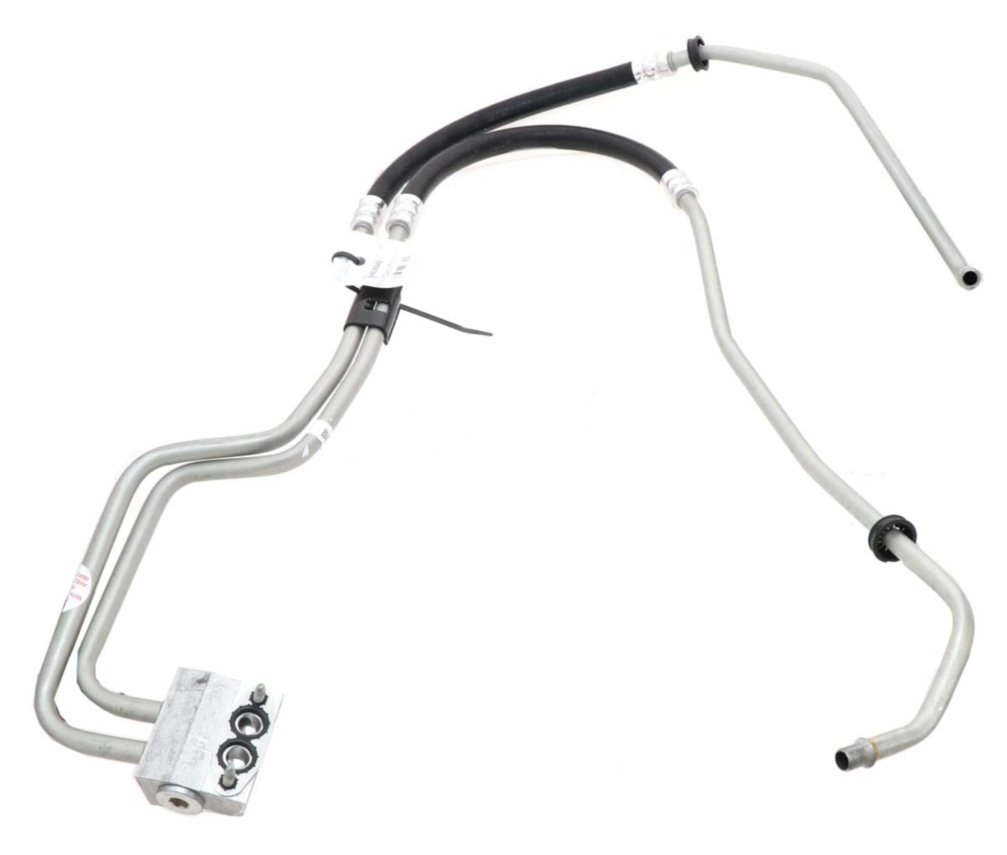 GM Genuine Parts 84828848 Engine Oil Cooler Hose Kit with Bracket, Gasket and Bolt, Black