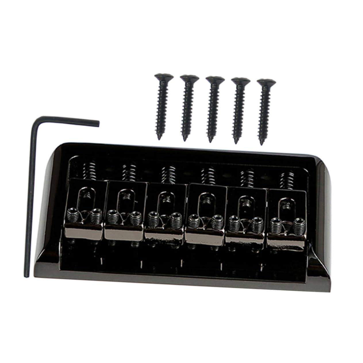 VICASKY Replacement Guitar Bridge Tailpiece Part Strain Plate Bridge for Electric Guitar Luthier Tools Easy to Install