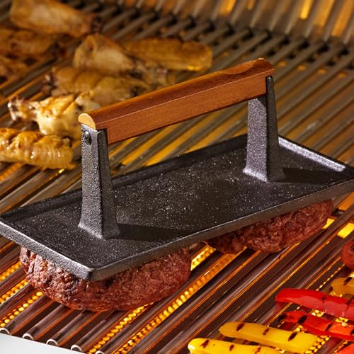 Mr. Bar-B-Q Cast Iron Grill Press